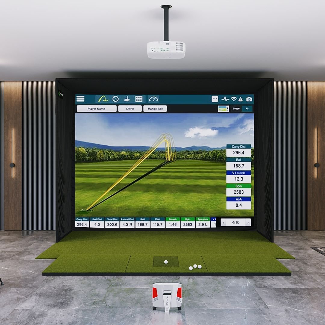 FlightScope X3C SIG12 Golf Simulator Package